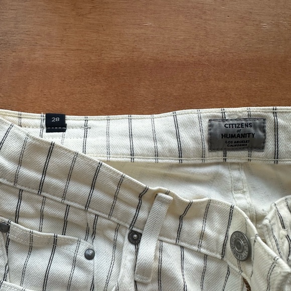 Citizens of humanity pinstripe jeans size 28 - Picture 2 of 2